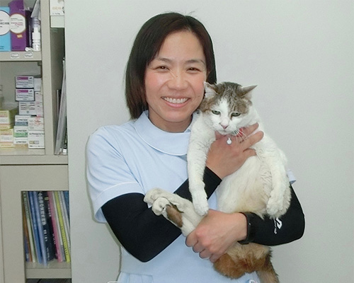 看護師、トリマー 中川 和美